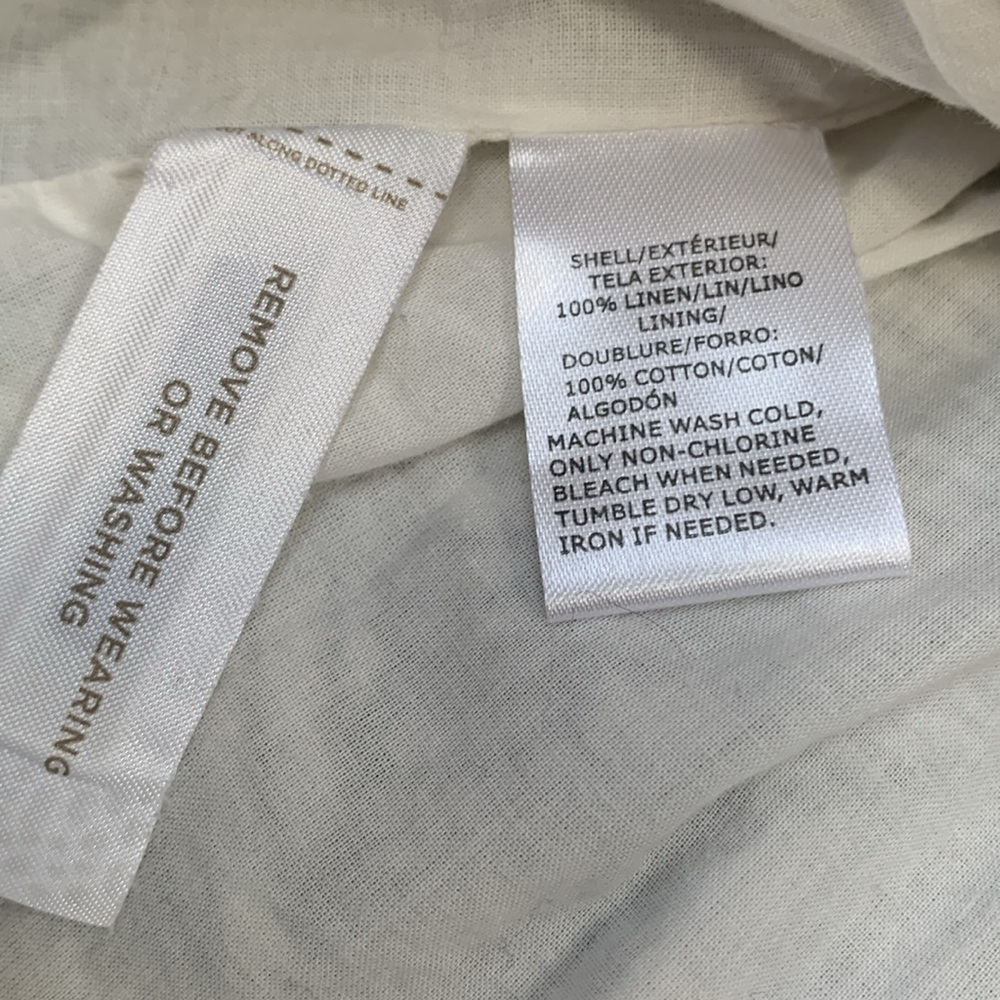 Vintage Linen LOFT skirt with pockets 2P - Picture 8 of 9